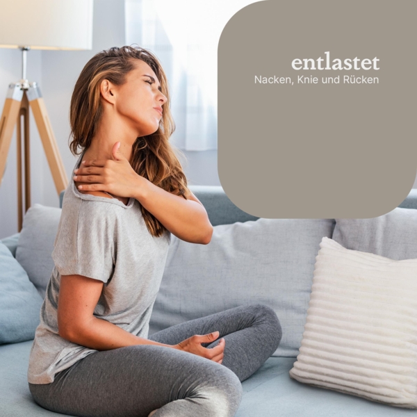 Kissenhülle 50x50cm ( Creme ) Cord Optik - Kuschelig weicher Bezug mit Reißverschluss - Kissen - Öko Tex - Sofakissen, Dekokissen Bild 3