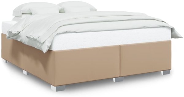 vidaXL Bettgestell Cappuccino-Braun 180x200 cm Kunstleder 3284571
