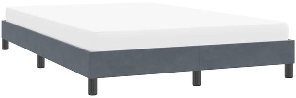 vidaXL Bettgestell ohne Matratze Dunkelgrau 140x220 cm Samt 4101404 Bild 4