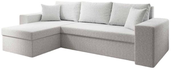 Luxusbetten24 Schlafsofa Designer Sofa Denver, mit Stauraum und Schlaffunktion