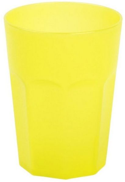 Engelland Becher Plastikbecher in modernen Neonfarben, Mehrweg, 1-tlg, Kunststoff, spülmaschinengeeignet, bruchfest, wiederverwendbar, 250 ml, 0,25 Liter