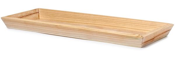 VBS Tablett, Fichtenholz, 39 cm x 14,5 cm x 2,8 cm