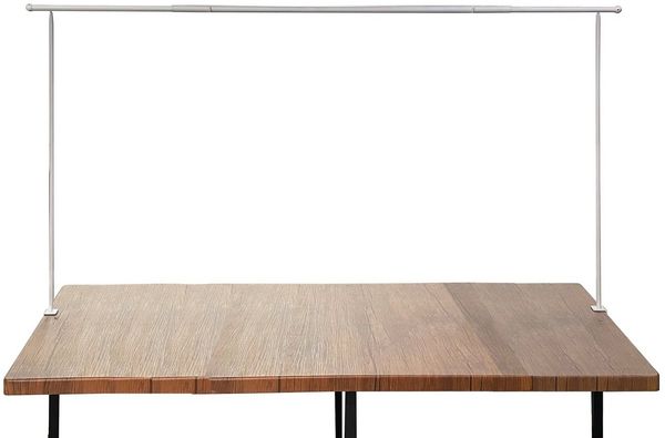 Spetebo Tischgestell Deko Tischgestell weiß ausziehbar 220-250 cm