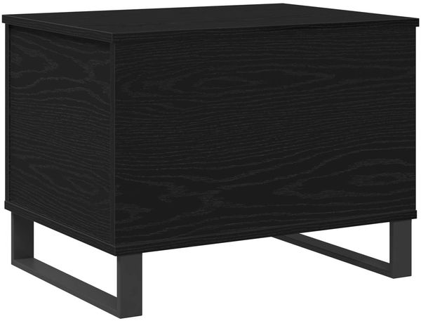 vidaXL Couchtisch Schwarz Eichen-Optik 60 x 44,5 x 45 cm 862967