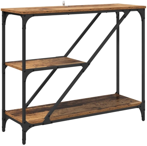 vidaXL Konsolentisch Altholz 88,5 x 30 x 75 cm Holzwerkstoff 882799