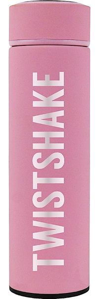 Twistshake Heiß- oder Kaltisolierflasche – 420 ml | Edelstahl-Wasserflasche mit Doppelschicht-Vakuum | Isolierung bis zu 10 Stunden | BPA-freie isolierte Thermoskanne | Pastellrosa