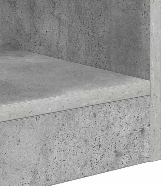 vidaXL Beistelltisch 2 pcs Beton Grau 30,5 x 30 x 45 cm Holzwerkstoff 890903 Bild 10
