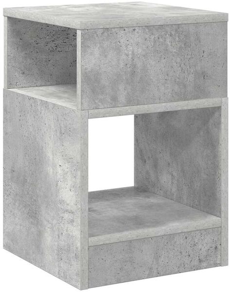 vidaXL Beistelltisch 2 pcs Beton Grau 30,5 x 30 x 45 cm Holzwerkstoff 890903 Bild 5