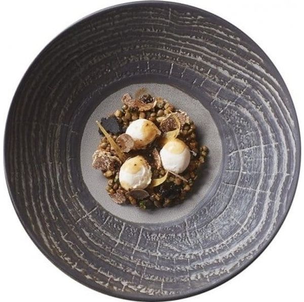 Revol tiefer Teller 24 cm ARBORESCENCE grau