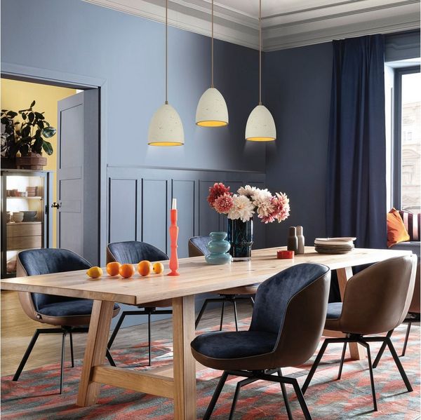 SCHÖNER WOHNEN-Kollektion LED Pendelleuchte TRAVENTA, ohne Leuchtmittel, SCHÖNER WOHNEN Kollektion, Travertinoptik, Downlight