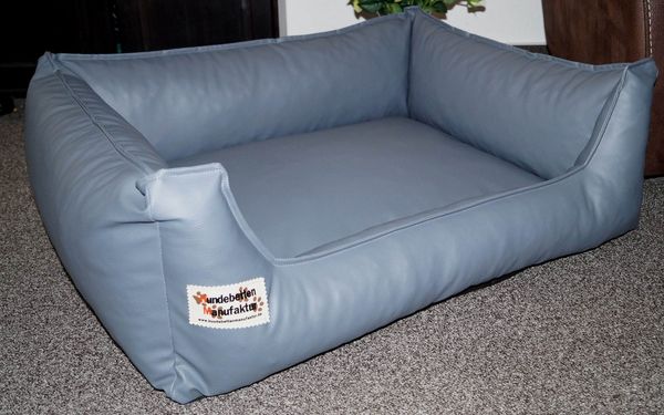 Hundebettenmanufaktur Hundekorb Hundesofa Schlafplatz Kunstleder Similpelle von XS bis XXL