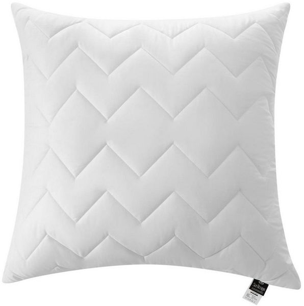 SEI Design Microfaserkissen Kopfkissen Kissen Zierkissen Sofakissen Nackenstützkissen 80x80, Füllung: 100% Mikrofaser, Bezug: 100% Polyester, Seitenschläfer, Rückenschläfer, Bauchschläfer, Kissen, Schlafkissen gesteppt mit Reißverschluss Kochfest 95°