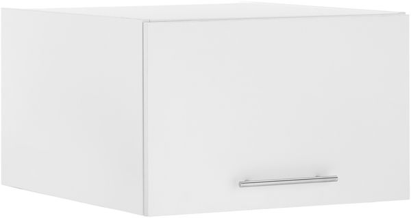 Aufsatzschrank >LAUNDREEZY< in weiß, Holzwerkstoff - 60x38x68cm (BxHxT)