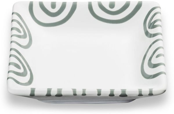 Gmundner Keramik Graugeflammt, Snackschale (11x11cm)