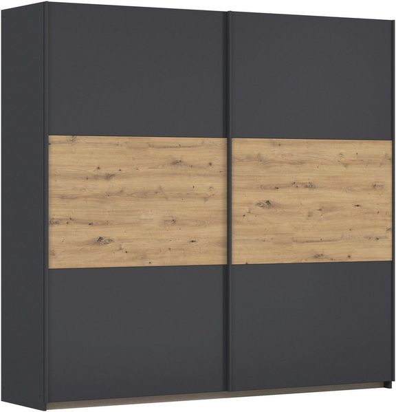 rauch Schwebetürenschrank Kleiderschrank Schrank Garderobe Garderobenschrank Wäscheschrank NEO (3 verschiedene Ausstattungen BASIC/CLASSIC/PREMIUM (inkl. SOFT-CLOSE) mit großzügigem Stauraum und vielfältigen Farbkombinationen