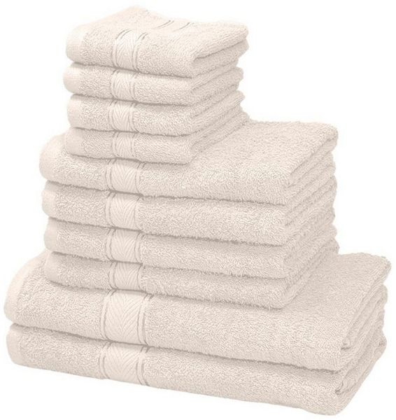 BETTWARENSHOP Handtuch Set Miko, Frottee (Set, 10-St)