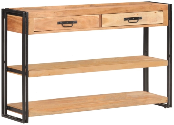 vidaXL Sideboard 120x30x75 cm Akazie Massivholz 321803 Bild 8