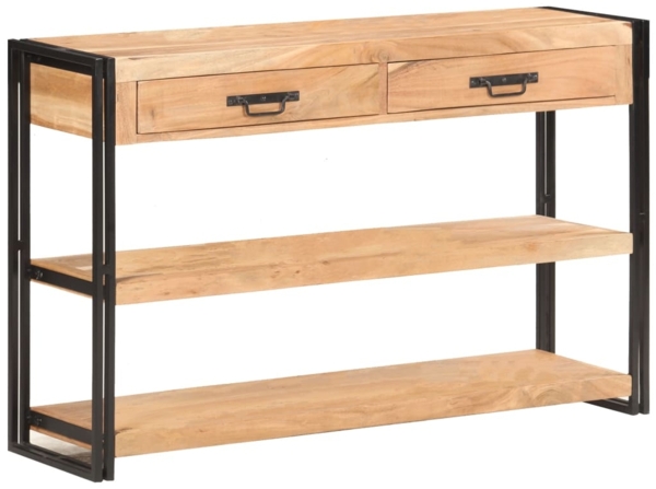 vidaXL Sideboard 120x30x75 cm Akazie Massivholz 321803 Bild 2