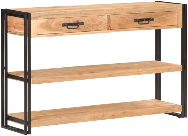 vidaXL Sideboard 120x30x75 cm Akazie Massivholz 321803 Bild 1