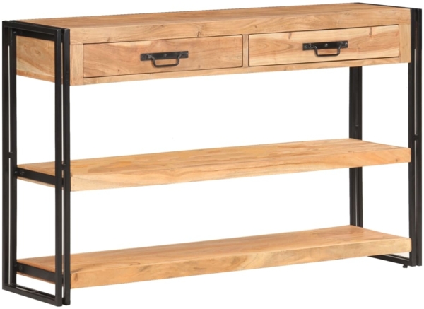 vidaXL Sideboard 120x30x75 cm Akazie Massivholz 321803 Bild 6