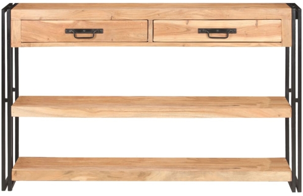vidaXL Sideboard 120x30x75 cm Akazie Massivholz 321803 Bild 3