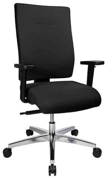Topstar Bürodrehstuhl Profi Star 15 schwarz-Teppichbodenrollen