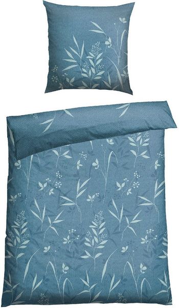 Schiesser Bettwäscheset Kicky - Renforcé - 2-teilig - 135 x 200 cm - Petrol