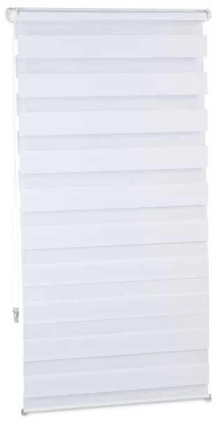 2 x Doppelrollo Klemmfix Weiß 70x150 cm Bild 3