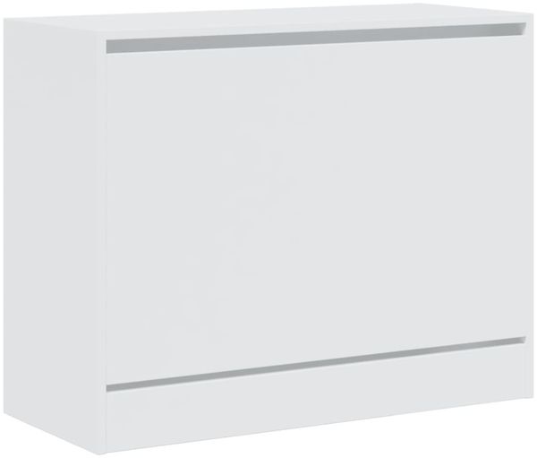 vidaXL Schuhschrank Weiß 80x34x63 cm Holzwerkstoff 839959 Bild 4