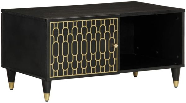 vidaXL Couchtisch 80x50x40 cm Massivholz Mango 358324