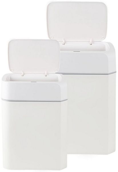 shop'n smile ideoon Mülleimer Premium Sensor Abfalleimer Set 12L & 16L automatisch Bewegungssensor, Sensor-Abfalleimer Set 12L/16L, berührungslos, automatisch schließend Bild 3