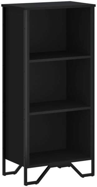 Bücherregal | Standregal Schwarz 50x31x106 cm Holzwerkstoff