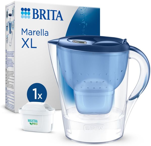 Brita Wasserfilter-Kanne Marella XXL blau 3,5 l Füllmenge