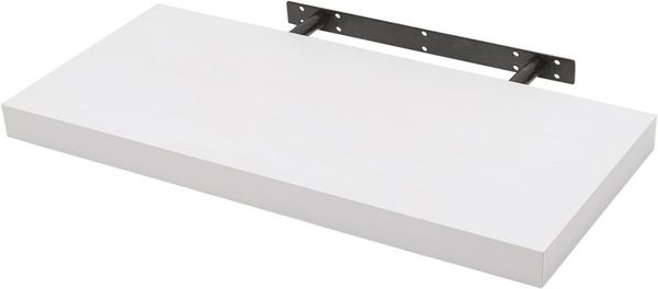 Woltu Wandboard, 1-tlg, Wandregal Holz Schweberegal Regal für Bücher