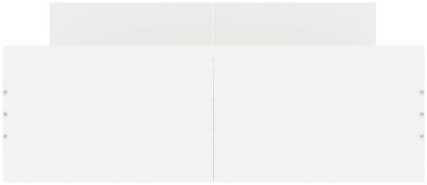 vidaXL Bettgestell mit Kopf- und Fußteil Weiß 120x190 cm 3203775 Bild 3