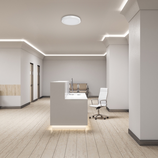 LED Aufbau Deckenleuchte Deckenlicht Rund 12W 1120LM 4000K, Ø17,2cm Ultra Slim LED Panel Bild 2