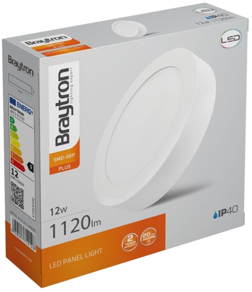 LED Aufbau Deckenleuchte Deckenlicht Rund 12W 1120LM 4000K, Ø17,2cm Ultra Slim LED Panel Bild 5