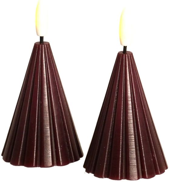 Sirius Laura Weihnachtsbaum Bordeaux - 2 Stück
