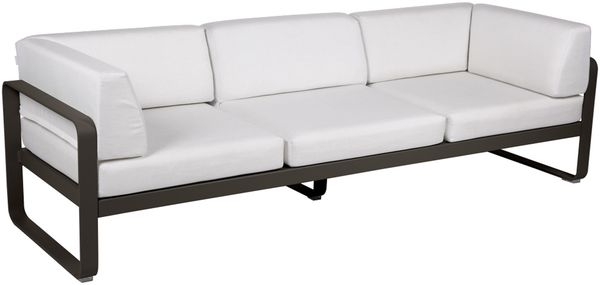 Bellevie 3-Sitzer Club Sofa Outdoor E3 Tonka 81 Grauweiß