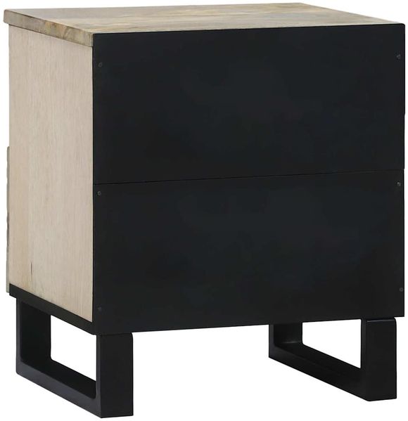 vidaXL Nachttisch 2 pcs Weiß 40 x 33 x 46 cm Holzwerkstoff 4017979 Bild 6