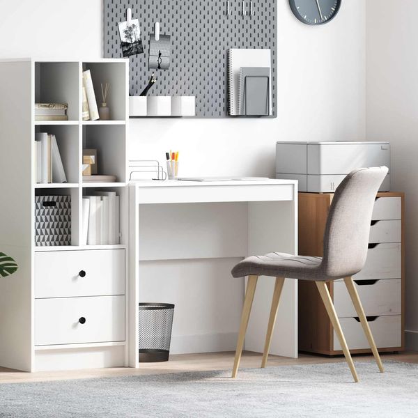 vidaXL Schreibtisch Weiß 80 x 40 x 76 cm 869386