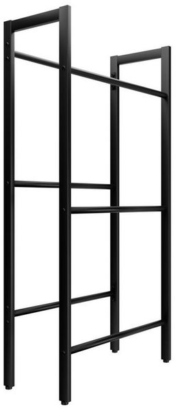 TroniTechnik Regal Getränkekistenregal Stahl schwarz 71x32x140 cm, 3 Ebenen, 360 kg Belastbarkeit, Flaschenregal, Stabil, platzsparend, vielseitig nutzbar, leicht aufbaubar, langlebig
