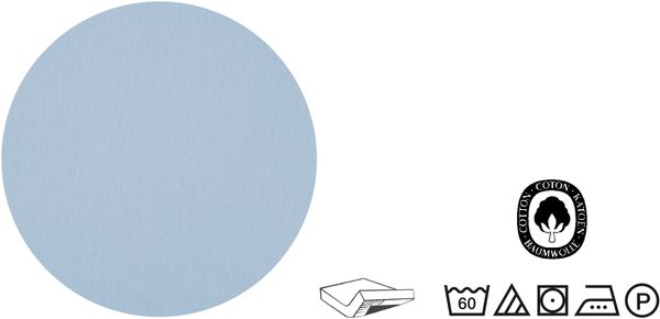 Castell Jersey-Stretch-Spannbetttuch, Blau, 1x 180x200 cm - 200x200 cm, 180x200 cm Bild 4