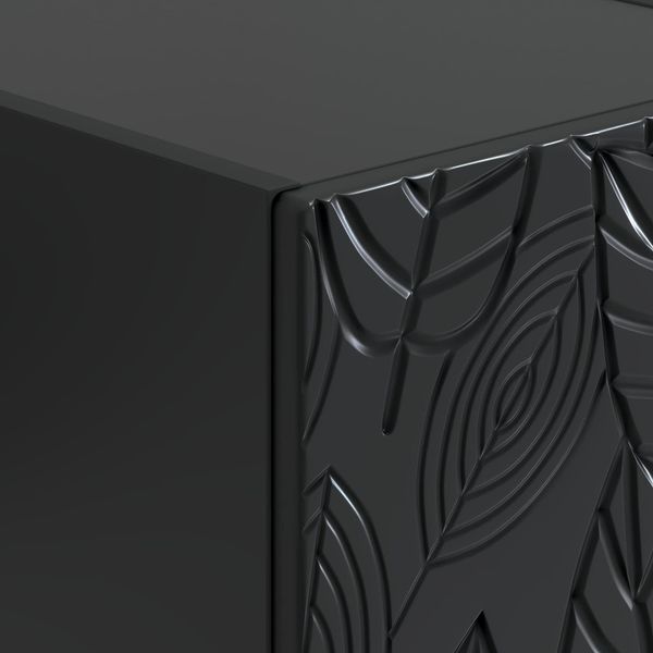 vidaXL TV-Schränk 150 x 31 x 50 cm Schwarz Holzwerkstoff 895146 Bild 6