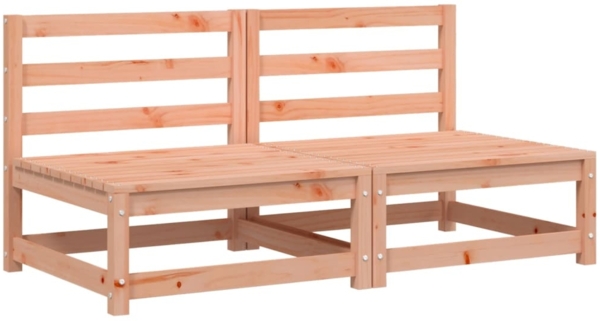 vidaXL Gartensofas ohne Armlehnen 2 Stk. 70x70x67 cm Douglasienholz 837926