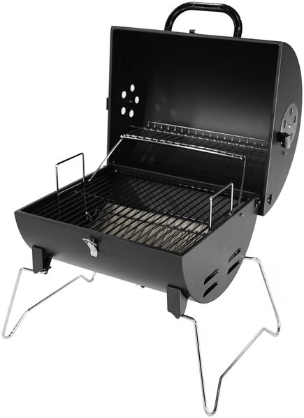 TAINO CHAROX Holzkohlegrill Tragbar Kompakter Tischgrill Camping Balkon Mit Kohlewanne