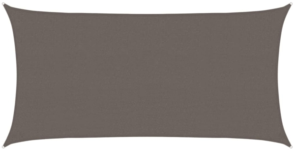 vidaXL Sonnensegel HDPE Rechteckig 2x4 m Anthrazit 42278
