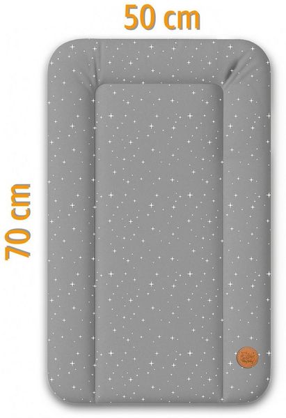Wickelauflage Wickelunterlage abwaschbar und wasserdicht 70x50 cm - Wickelmatte zum Auflegen auf Wickeltisch Wickelaufsatz Wickelkommode oder Waschmaschine changing mat 70x50 Galaxie B