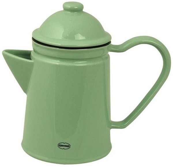 Kanne Kaffeekanne Teekanne Krug Keramikkanne Retro 0,6l Cabanaz Auswahl Farbe grün 1201451