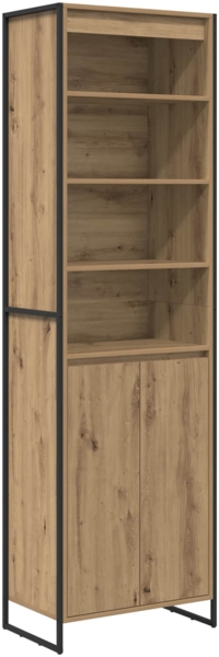 vidaXL Hohe Schränke 2 pcs Kunsthandwerk Eiche 60 x 36 x 200 cm 3403033